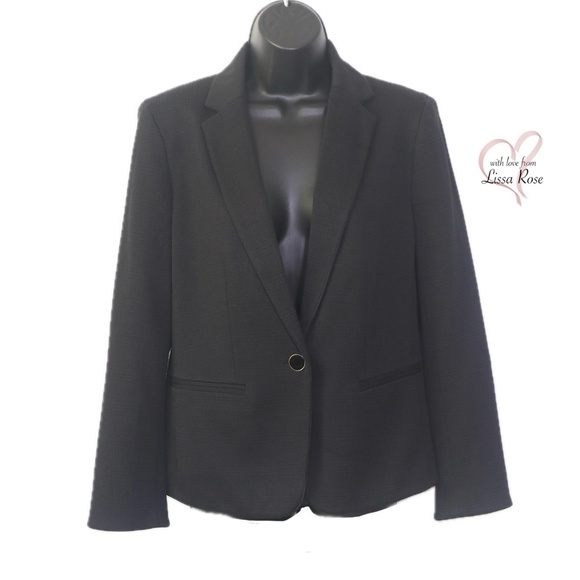 Shadow Plaid Blazer (Ann Taylor) - Picture 1 of 3